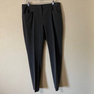 Halogen Gray Tailor Fit Trousers, Size 12